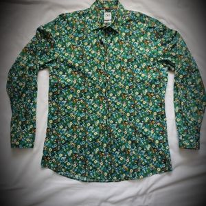 ZARA Slim Fit Floral Shirt - Collared Button Down